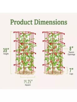 Tomato Cages, Set Of 4 -Garden Tools Shop 8587040 1