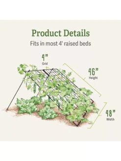 Large Cucumber Trellis -Garden Tools Shop 8587082 dimensions