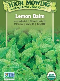Lemon Balm Organic Seeds -Garden Tools Shop 8599880 02V tif