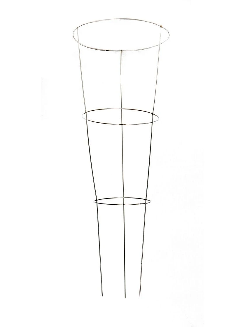 Heavy-Duty Galvanized Plant Supports 42", Set Of 5 1 Heavy-Duty Galvanized Plant Supports 42", Set Of 5