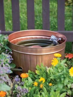 Classic Copper Hose Pot -Garden Tools Shop 8600238 0057