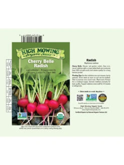 Cherry Belle Radish Organic Seeds 5 Cherry Belle Radish Organic Seeds -Garden Tools Shop 8610352 01v