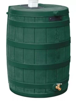 Rain Wizard 40 Gallon Rain Barrel -Garden Tools Shop 8612308 02V jpg