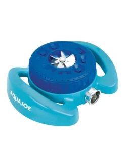 Aqua Joe® AJ-TSSBM Indestructible 9-Pattern Metal Turret Sprinkler -Garden Tools Shop 8612869 02v