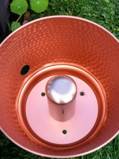 Hammered Copper Hose Pot With Lid 16 Hammered Copper Hose Pot With Lid -Garden Tools Shop 8613311 0022