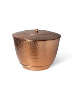 Hammered Copper Hose Pot With Lid 19 Hammered Copper Hose Pot With Lid -Garden Tools Shop 8613311 5815