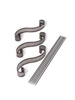 Scroll Linking Stakes, Set Of 3 -Garden Tools Shop 8613321 5899
